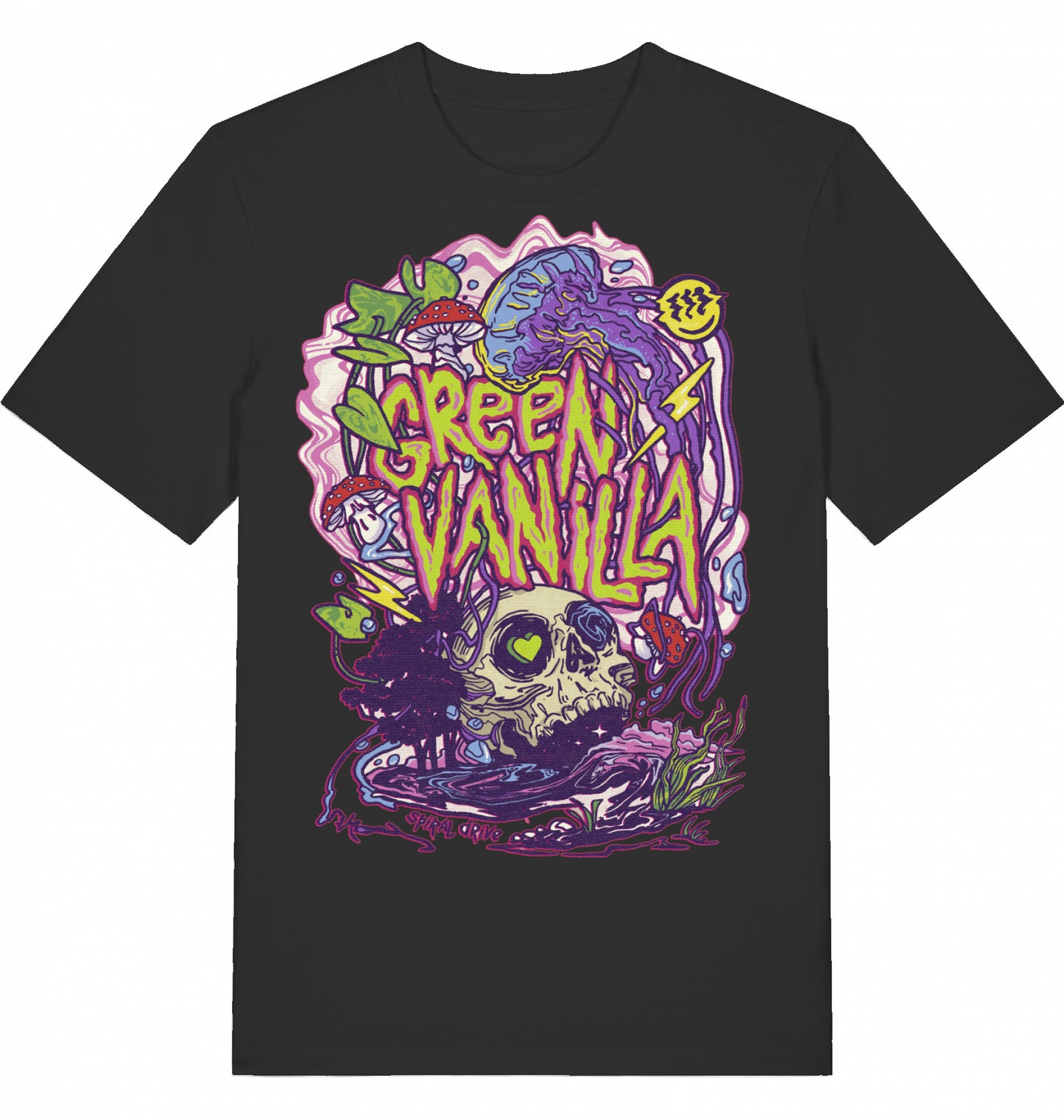 GREEN VANILLA SHIRT (Black & White)